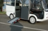 Rampe für Rollstuhl - Minibus