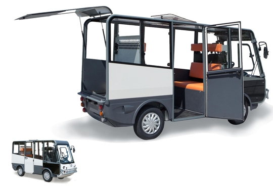 Minibus mit Elektroantrieb
